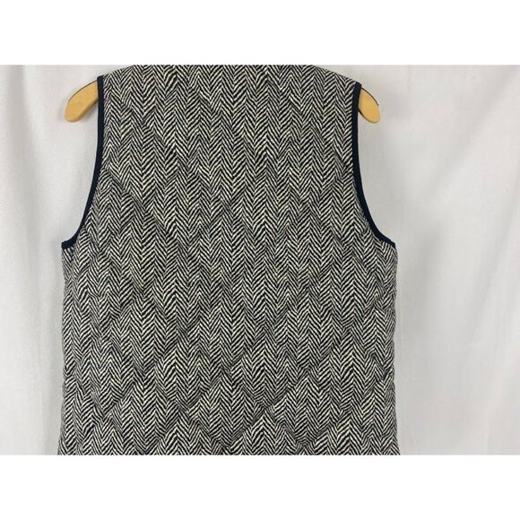 J Crew Excursion Puffer Down Herringbone Vest Women's Small. - Picture 8 of 11